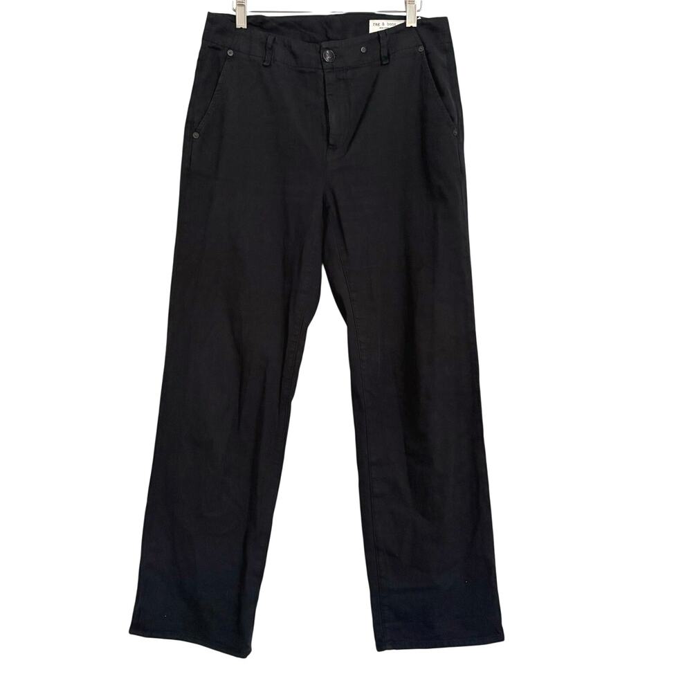 Rag And Bone Drapy Black Pants Women’s Size 27 Slouchy Relaxed Straight Skater